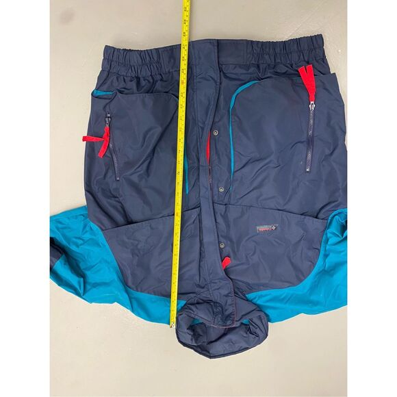 Columbia Vintage ‘80s Turquoise Blue + Red Ski Jacket Coat, men’s size XL - Picture 7 of 15